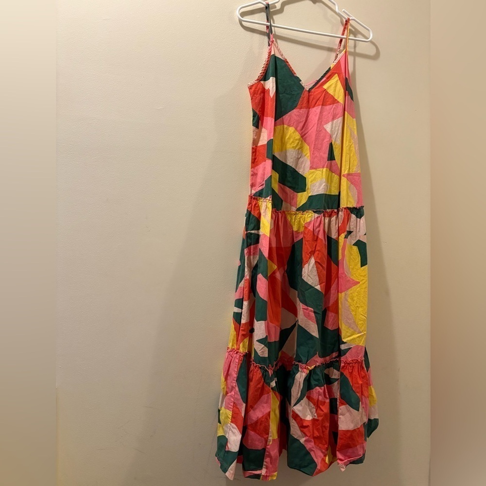 Ingrid + Isabel Colorful Geometric Print Maxi Dress - medium - 100% cotton